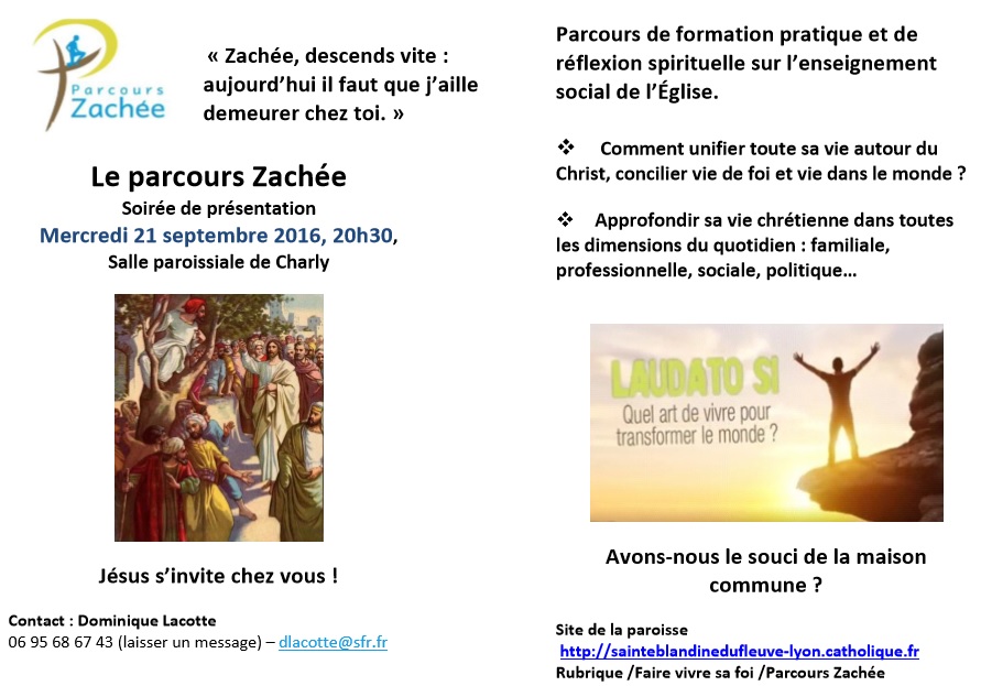 rencontre de jesus avec zachee